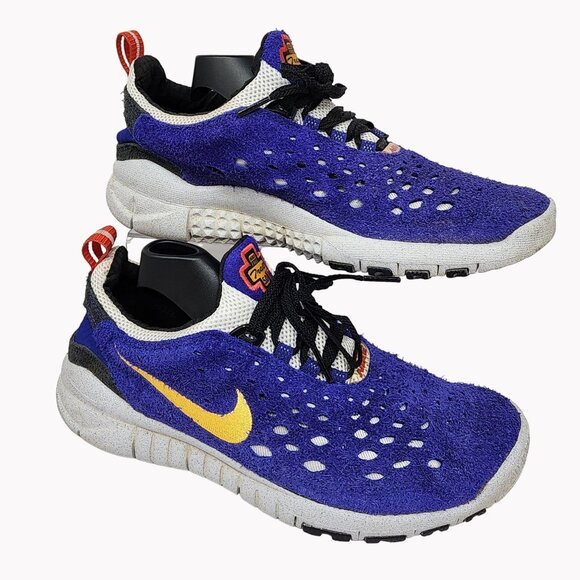 Nike Women’s Free Run Trail 5.0 Running Shoes Size 9.5 Concord Blue Taxi Sneaker - Picture 1 of 10